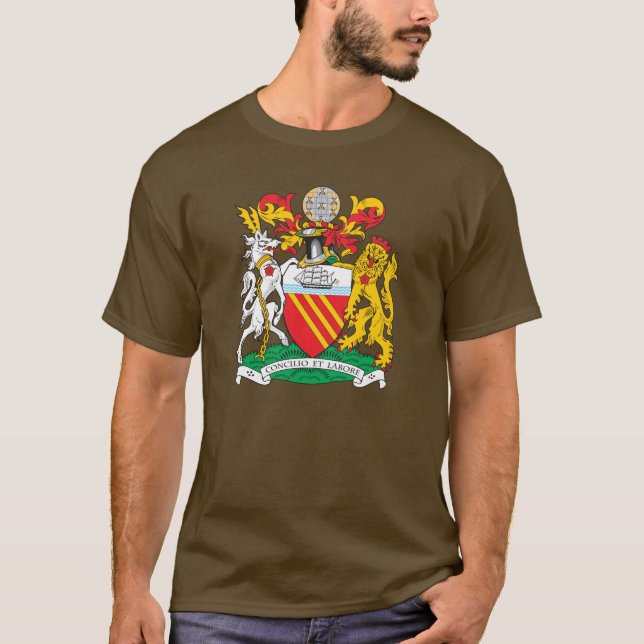 Manchester-Wappen T-Shirt (Vorderseite)