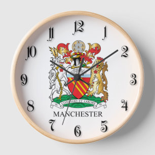 Manchester-Wappen Uhr
