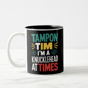 Manchmal bin ich ein Trottel Tim Walz Debatte 2024 Zweifarbige Tasse