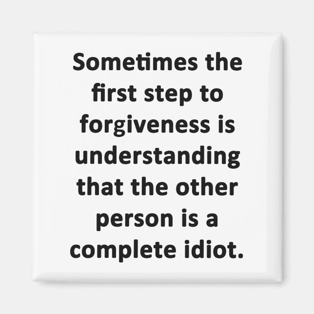 Manchmal der erste Schritt Magnet (Vorne)