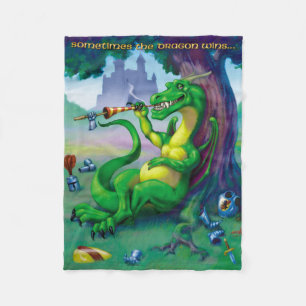 Manchmal die Drache-Gewinne Fleecedecke