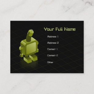 Manchmal erhalten Roboter traurige Visitenkarte