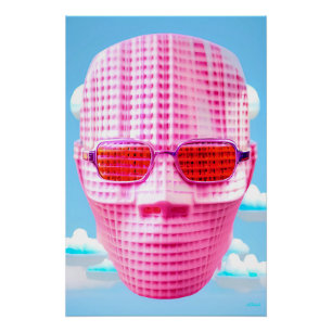 Manchmal fällt es einfach aus einem blauen Himmel Poster