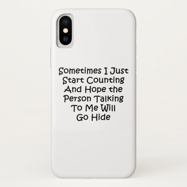 Manchmal fange ich einfach an zu zählen Case-Mate iPhone hülle (Rückseite)