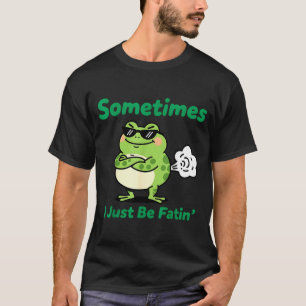 Manchmal furze ich einfach lustig Vintage Frosch G T-Shirt