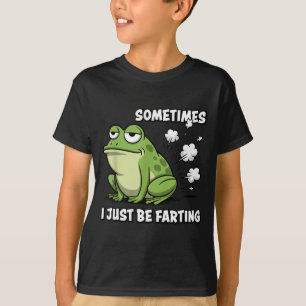 Manchmal furze ich einfach lustig Vintage Frosch M T-Shirt