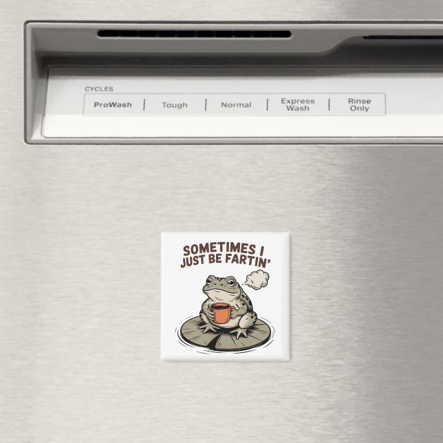 Manchmal Furze ich einfach nur lustiger Frosch Unh Magnet (In Situ (Geschirrspüler))