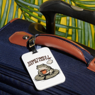 Manchmal Furze Ich Nur Lustiger Frosch Unhinged  Gepäckanhänger