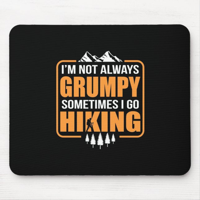 Manchmal gehe ich wandern mousepad (Vorne)
