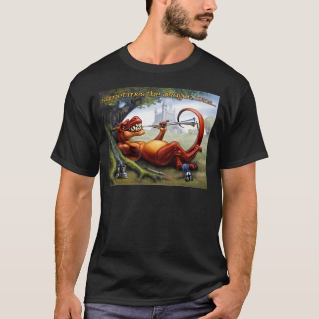 Manchmal gewinnt der Drache T-Shirt (Vorderseite)