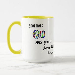 Manchmal Gott - 15 oz.Combo-Tasse Tasse