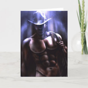 Manchmal ist es Himmel - Cowboy Dankeskarte