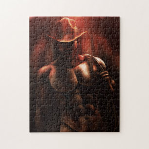Manchmal ist es Hölle - Cowboy Puzzle