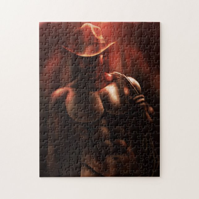 Manchmal ist es Hölle - Cowboy Puzzle (Vertikal)