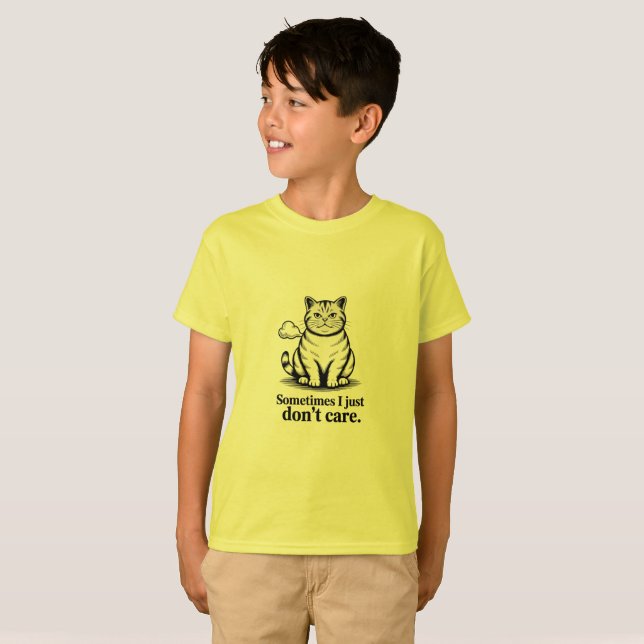 Manchmal ist es mir egal T-Shirt (Vorne ganz)