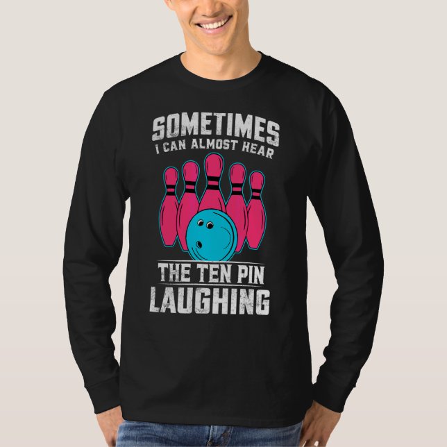 Manchmal kann ich fast das Zehn Button lachen höre T-Shirt (Vorderseite)