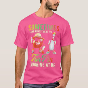 Manchmal kann ich fast zehn Button über mich lache T-Shirt