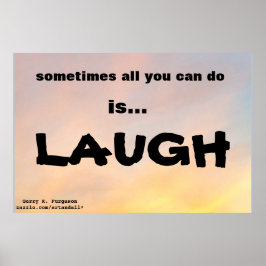 "MANCHMAL KANN MAN ALLES, WAS MAN TUN KANN, LAUGE  POSTER