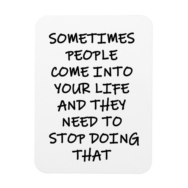 Manchmal kommen Menschen in dein Leben Magnet (Vertikal)