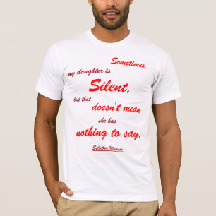 Manchmal leise Freunde und Familie Licht T-Shirt