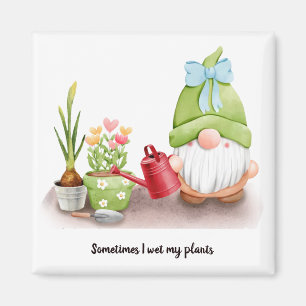 Manchmal nasse ich meine Pflanze genombogenrot kan Magnet