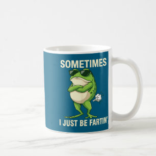 Manchmal nur furzender Frosch I Custom Kaffeetasse
