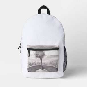 Manchmal regnet es, wenn man es Will, um von Bedruckter Rucksack