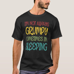 Manchmal schlafe ich nicht immer gruselig T-Shirt