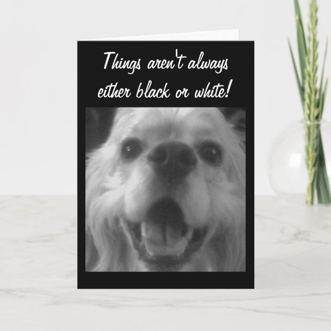 MANCHMAL SIND DIE DINGE BLAU! GUT KARTE (Vorderseite)