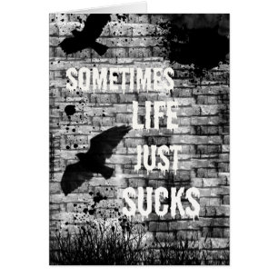 Manchmal Sind zum Kotzen das Leben einfach