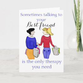Manchmal spricht man mit deinem besten Freund... Karte