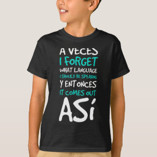 Manchmal vergesse ich, welche Sprache T-Shirts - L