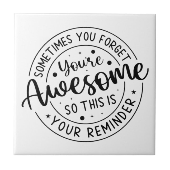 Manchmal vergessen Sie Ihr Phantastisches Fliese (Vorderseite)