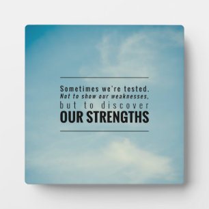 Manchmal werden wir getestet fotoplatte