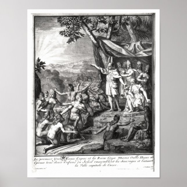 Manco Capac und seine Ehefrau Poster (Vorne)