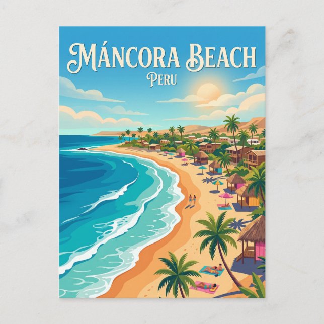 Máncora, Piura Peru Postkarte (Vorderseite)