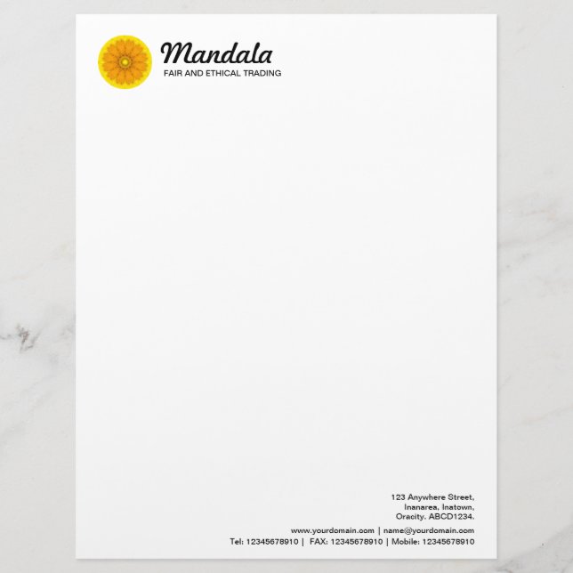 Mandala 032 briefkopf (Vorderseite)