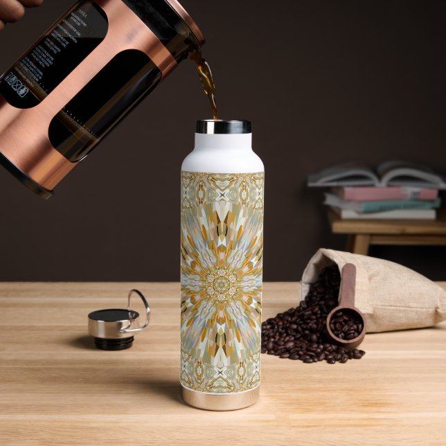 Mandala 1 Wasserflasche Trinkflasche (Kaffee)