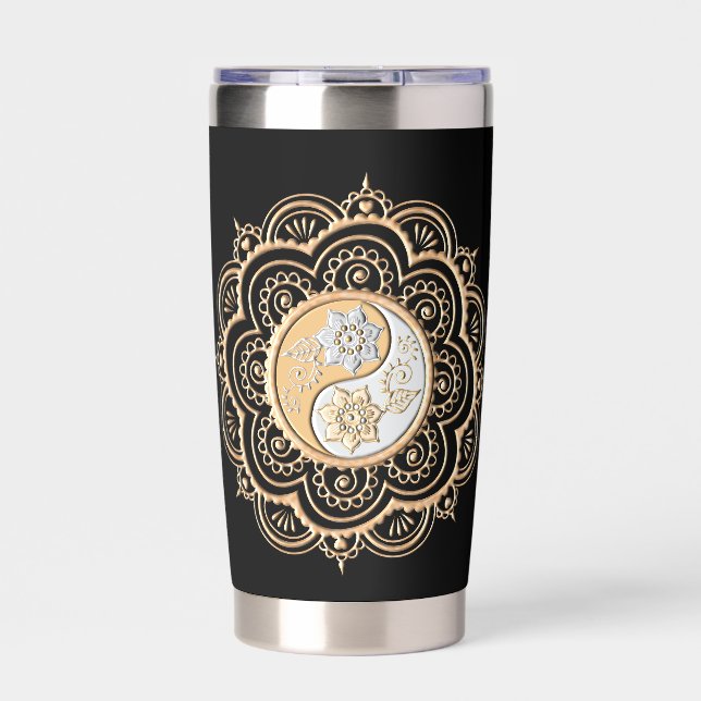 Mandala 1 water bottle thermobecher (Vorderseite)