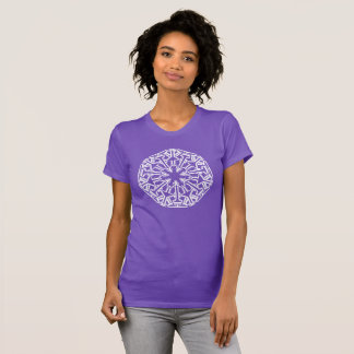 Mandala 1 Weißes Design T-Shirt