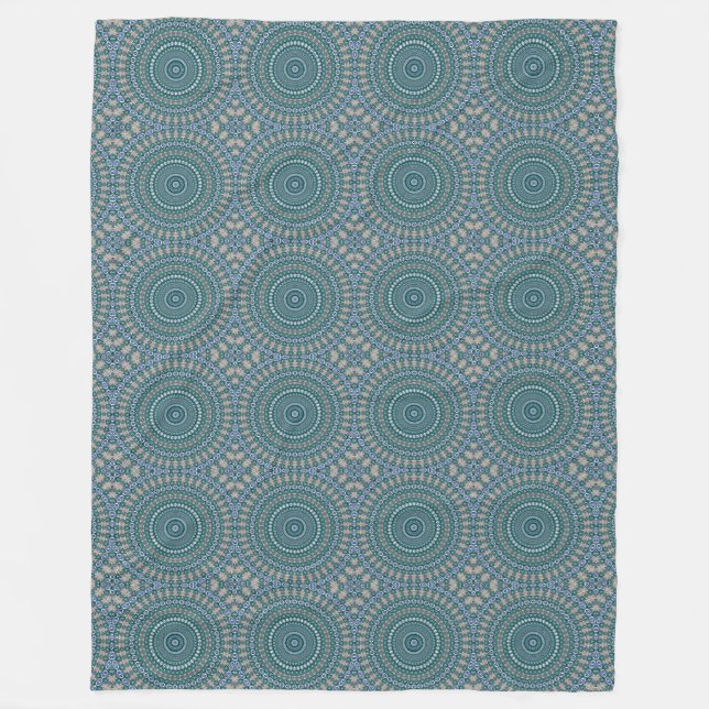 Mandala 4 Fleece Blanket (Vorderseite)