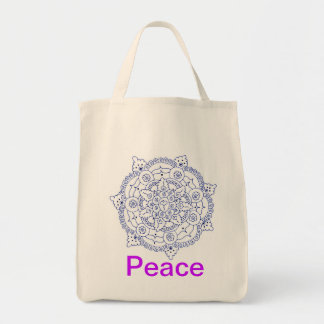 Mandala 4, FriedensTaschen-Tasche Tragetasche
