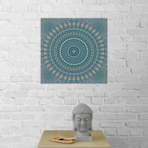 Mandala 4 Imitate Wrapped Canvas Print