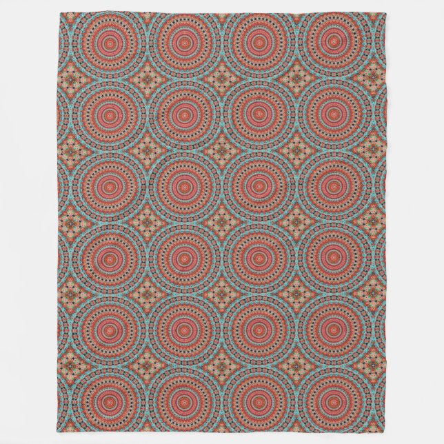 Mandala 6 Fleece Blanket (Vorderseite)