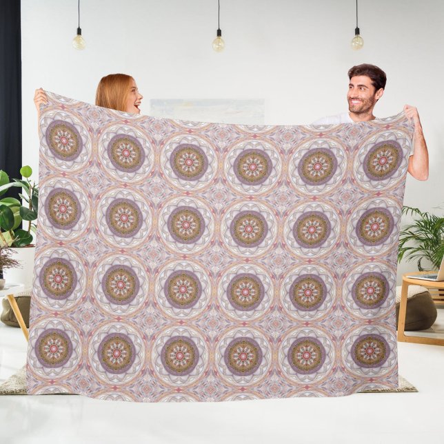 Mandala 9 Fleece Blanket (Von Creator hochgeladen)