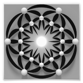 Mandala-abstract-3d Fotodruck