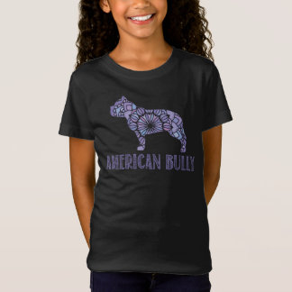 Mandala American Bully T - Shirt Girls