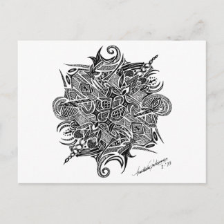 Mandala | Anpassbar Postkarte