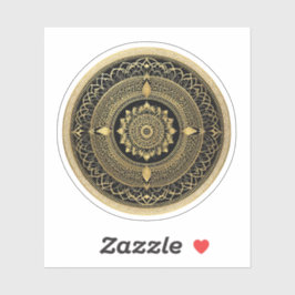 Mandala Art Aufkleber