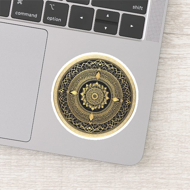 Mandala Art Aufkleber (Detail)